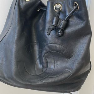 Chanel vintage bucket bag